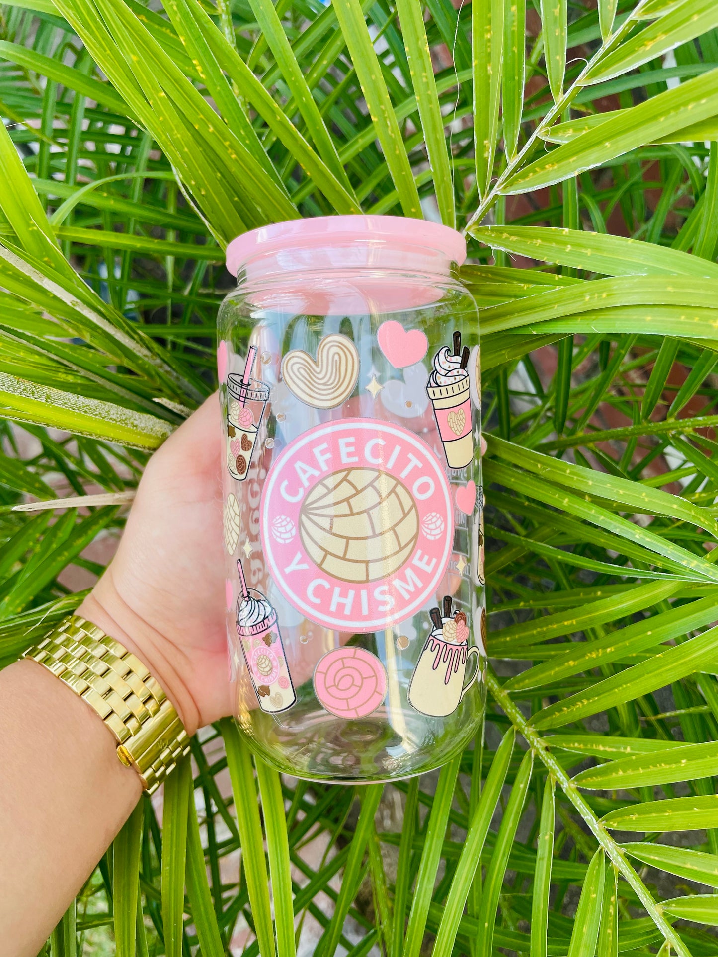 Light Pink Plastic Lid