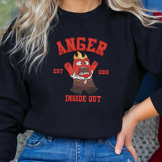 Embroidered Anger Character Disney Inside Out