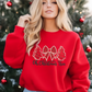 Embroidered Oh Christmas Tree Cookie Sweatshirt