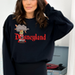 Embroidered Anger Disneyland Sweatshirt