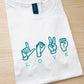LOVE ASL Embroidered TShirt