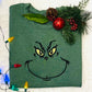 Grinch Smiley Crew Neck Sweatshirt