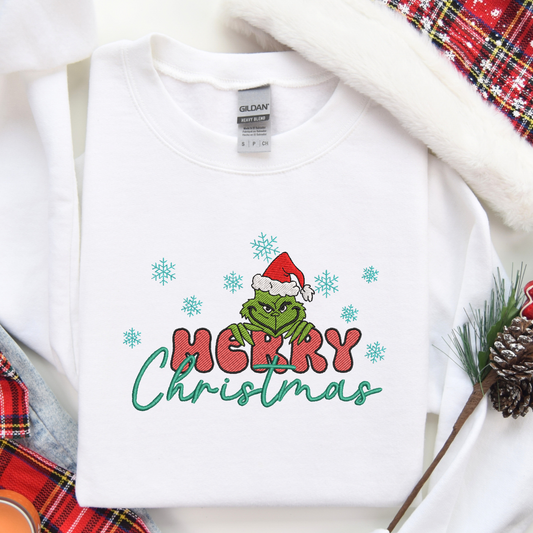 Grinch Merry Christmas Sweatshirt