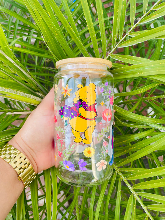 Pooh and Friends Glass Cup