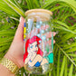 Ariel Mermaid Glass Cup