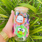 Sanrio Friends Flower Glass Cup