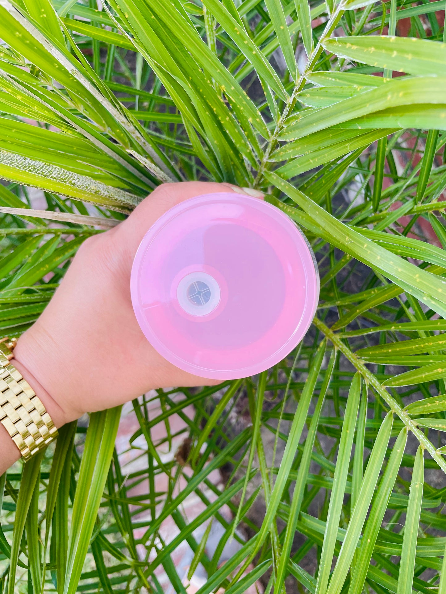 Light Pink Plastic Lid