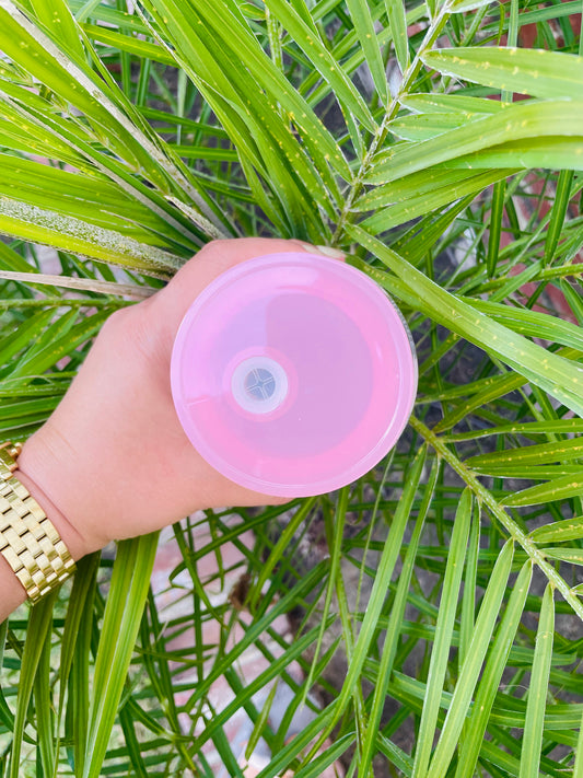 Light Pink Plastic Lid