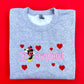 Embroidered Pink Disneyland Minnie Matching Sweatshirt