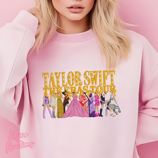 Taylor Eras Tour Embroidered Sweatshirt