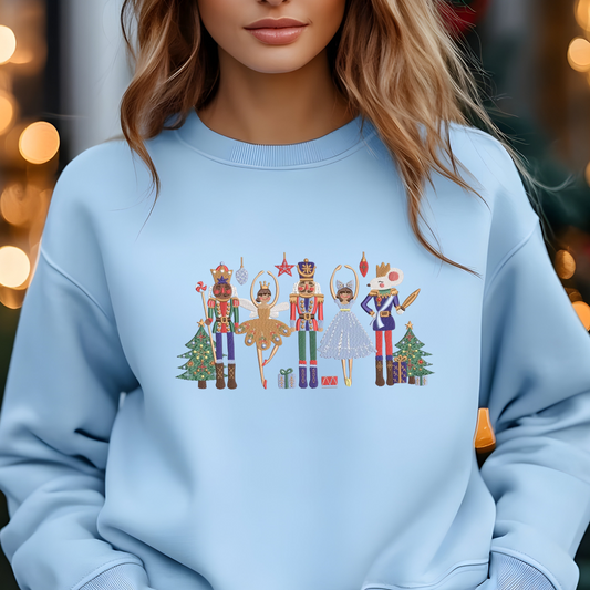 Embroidered Nutcracker Ballet Sweatshirt