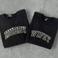 Hubby Varsity Embroidered Crewneck