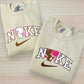 Embroidered Milk Bear Swoosh Crewneck