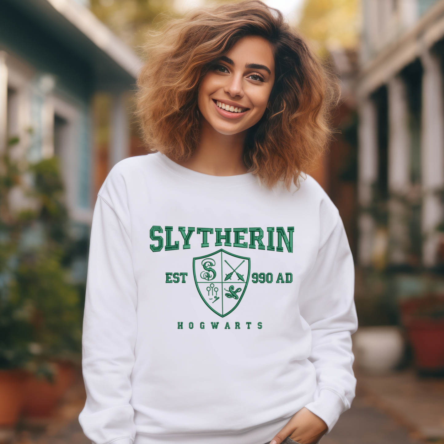 Embroidered HP Slytherin