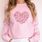 Embroidered Heart with Bow Variety Sweatshirt