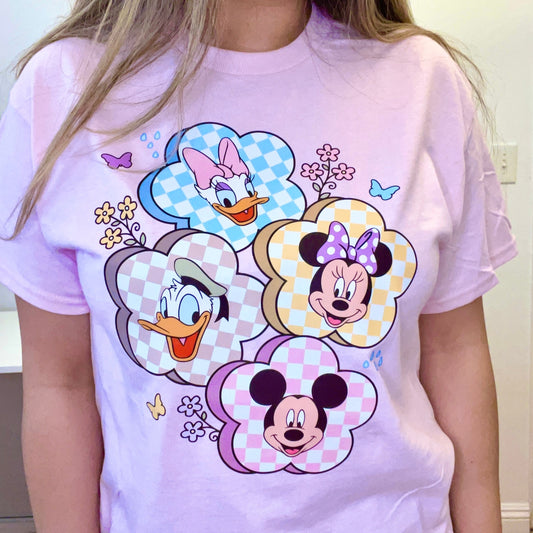 Mickey and Friends Flower TShirt