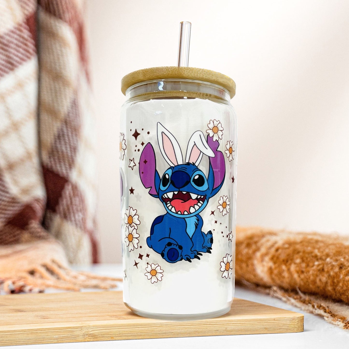 Stitch Easter Bunny UVDTF Wrap (RTS)