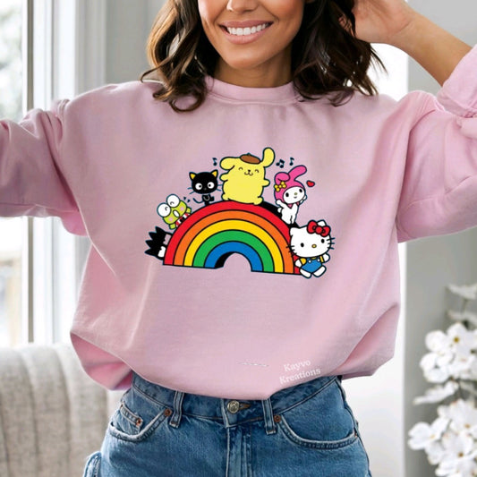 Rainbow Kitty Sweatshirt